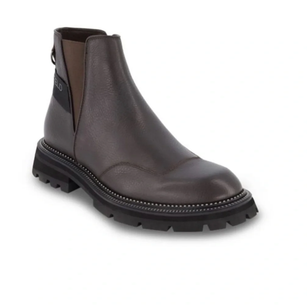 Karl Lagerfeld Pebbled Leather Chelsea Boot size 8.5